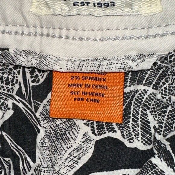 Taylor Vintage Shorts white wash 5 pocket Size 38 - Picture 4 of 5